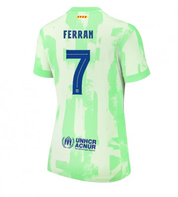 Barcelona Ferran Torres #7 Tercera Equipación Mujer 2024-25 Manga Corta